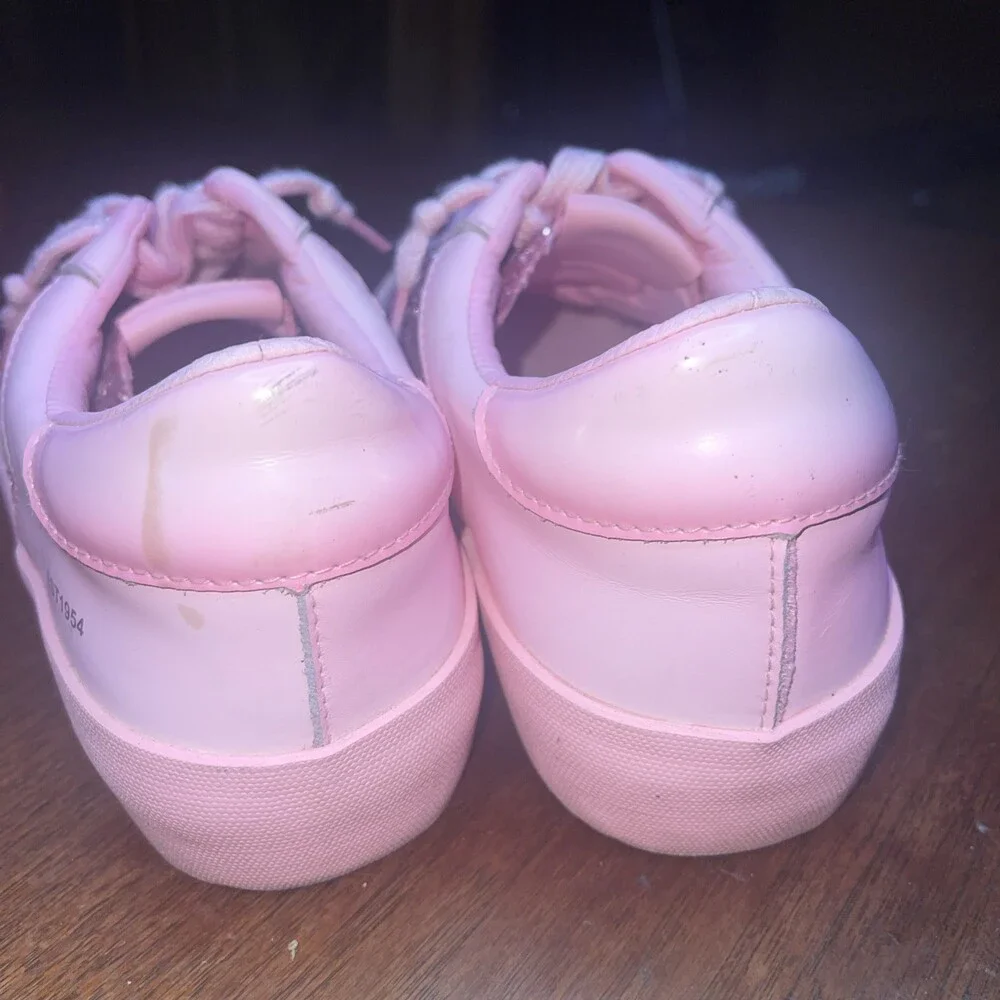 Vintage Havana Alexis 2 Glitter Lace Up Womens Pink Sneakers Casual Shoes Size9